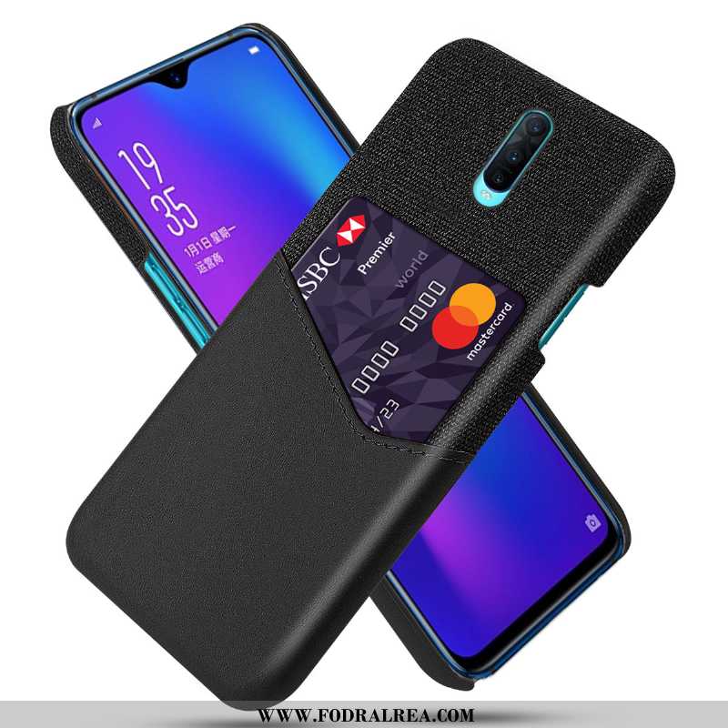 Skal Oppo Rx17 Pro Personlighet Fallskydd Mobil Telefon, Fodral Oppo Rx17 Pro Läder Grå