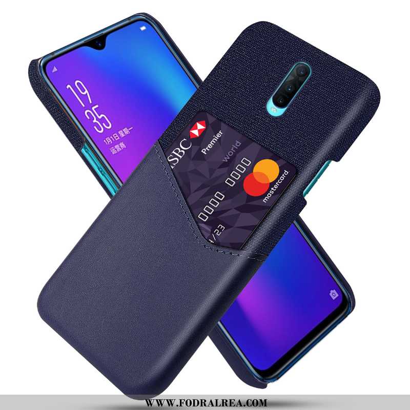 Skal Oppo Rx17 Pro Personlighet Fallskydd Mobil Telefon, Fodral Oppo Rx17 Pro Läder Grå