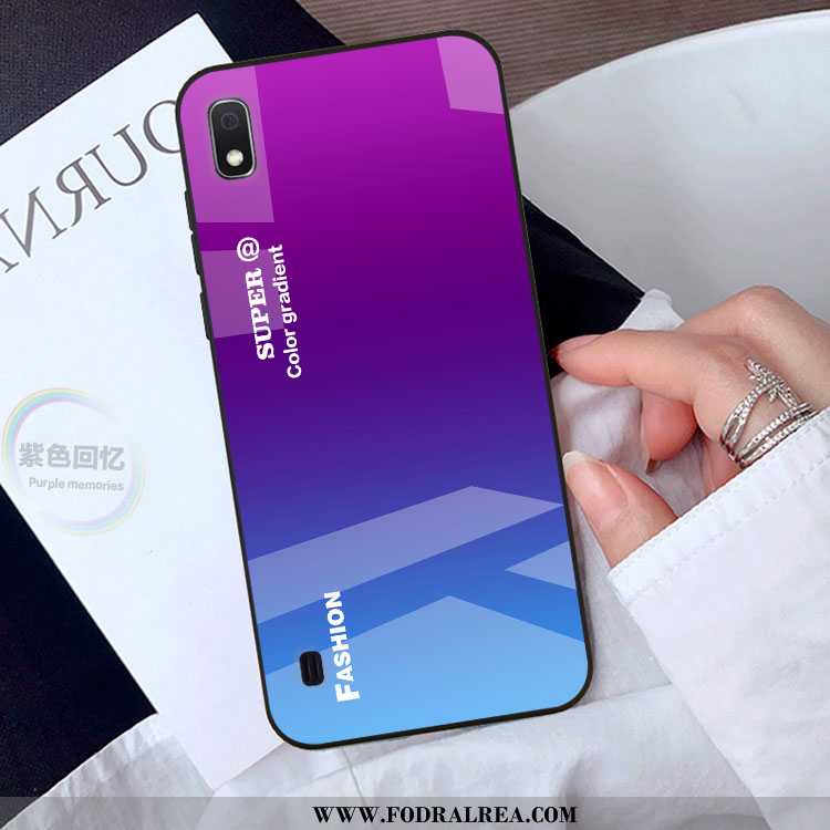 Skal Samsung Galaxy A10 Personlighet Gradient Stjärna, Fodral Samsung Galaxy A10 Skydd Grön