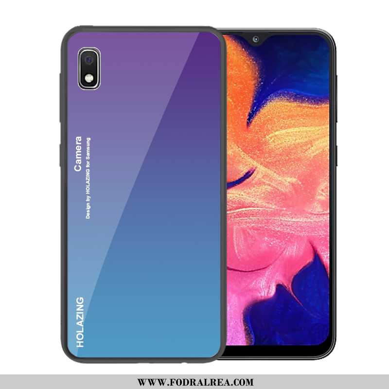 Skal Samsung Galaxy A10 Skydd Trend Stjärna, Fodral Samsung Galaxy A10 Glas Mörkblå