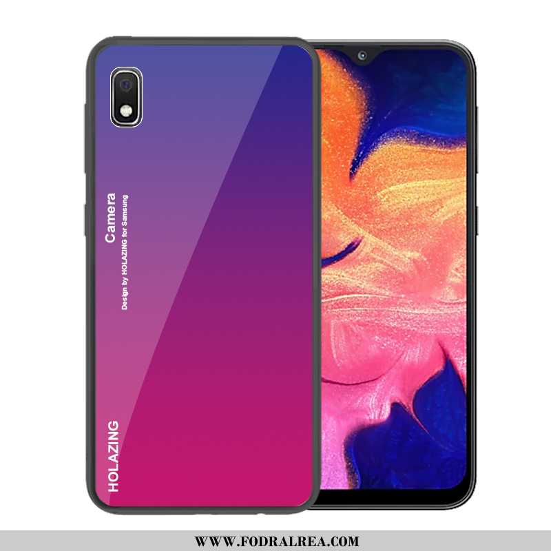 Skal Samsung Galaxy A10 Skydd Trend Stjärna, Fodral Samsung Galaxy A10 Glas Mörkblå