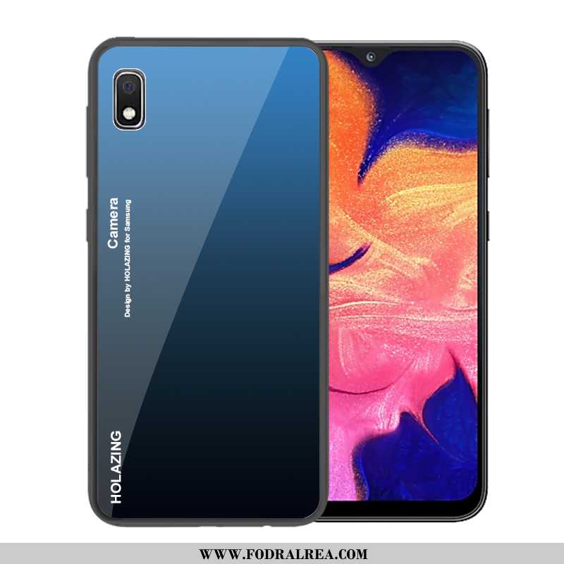 Skal Samsung Galaxy A10 Skydd Trend Stjärna, Fodral Samsung Galaxy A10 Glas Mörkblå