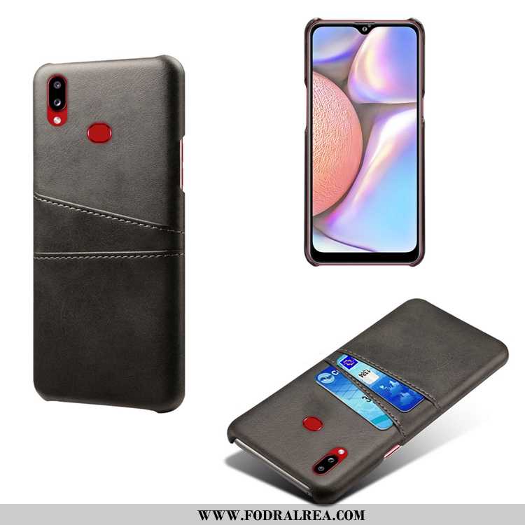 Skal Samsung Galaxy A10s Mönster Personlighet, Fodral Samsung Galaxy A10s Läderfodral Cow Grön