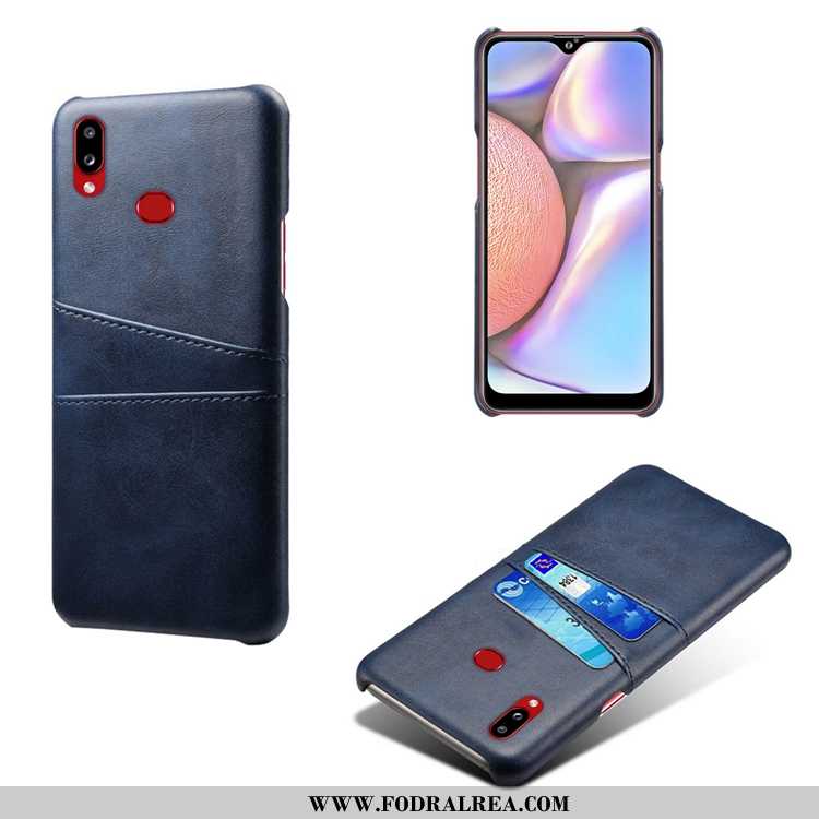 Skal Samsung Galaxy A10s Mönster Personlighet, Fodral Samsung Galaxy A10s Läderfodral Cow Grön