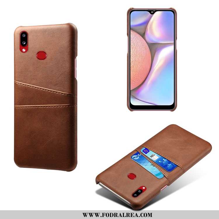 Skal Samsung Galaxy A10s Mönster Personlighet, Fodral Samsung Galaxy A10s Läderfodral Cow Grön