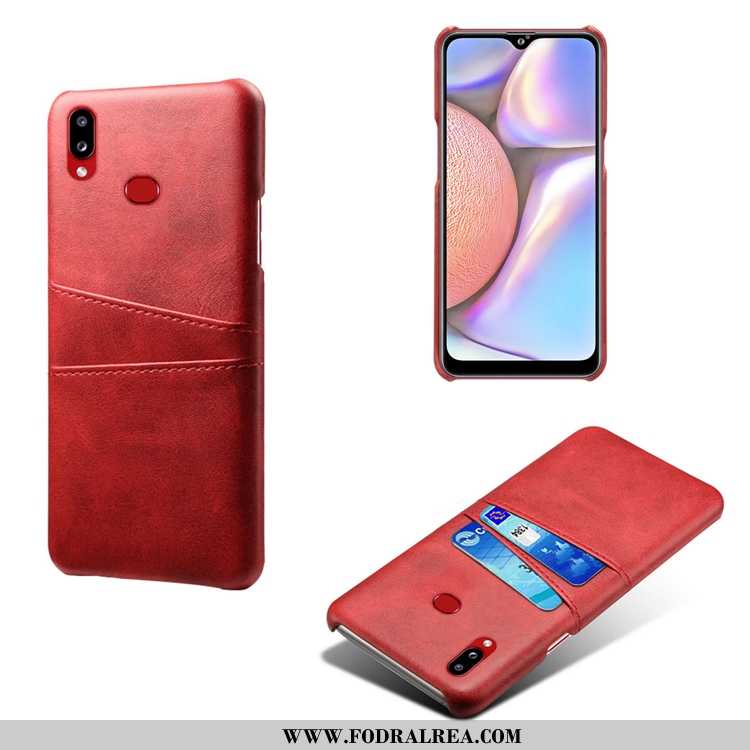 Skal Samsung Galaxy A10s Mönster Personlighet, Fodral Samsung Galaxy A10s Läderfodral Cow Grön