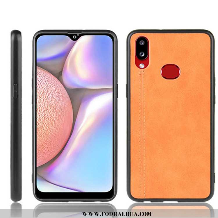 Skal Samsung Galaxy A10s Skydd Mobil Telefon Trend, Fodral Samsung Galaxy A10s Läder Svarta