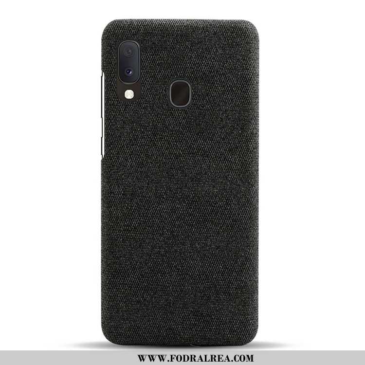 Skal Samsung Galaxy A20e Nubuck Mobil Telefon Grå, Fodral Samsung Galaxy A20e Personlighet Grå