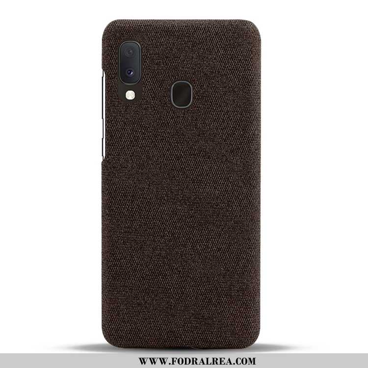 Skal Samsung Galaxy A20e Nubuck Mobil Telefon Grå, Fodral Samsung Galaxy A20e Personlighet Grå