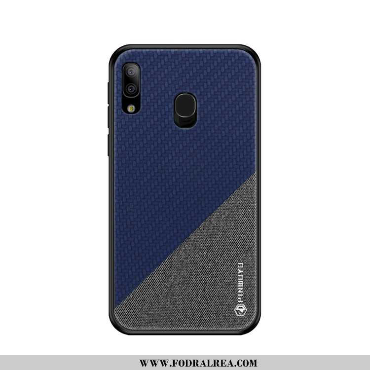 Skal Samsung Galaxy A20e Tunn Mönster Fallskydd, Fodral Samsung Galaxy A20e Nubuck Super Gul