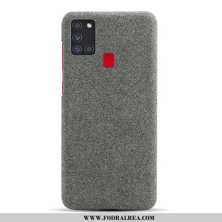 Skal Samsung Galaxy A21s Personlighet Nubuck Hård, Fodral Samsung Galaxy A21s Mönster Grå