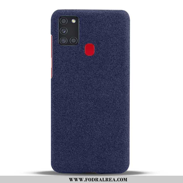 Skal Samsung Galaxy A21s Personlighet Nubuck Hård, Fodral Samsung Galaxy A21s Mönster Grå