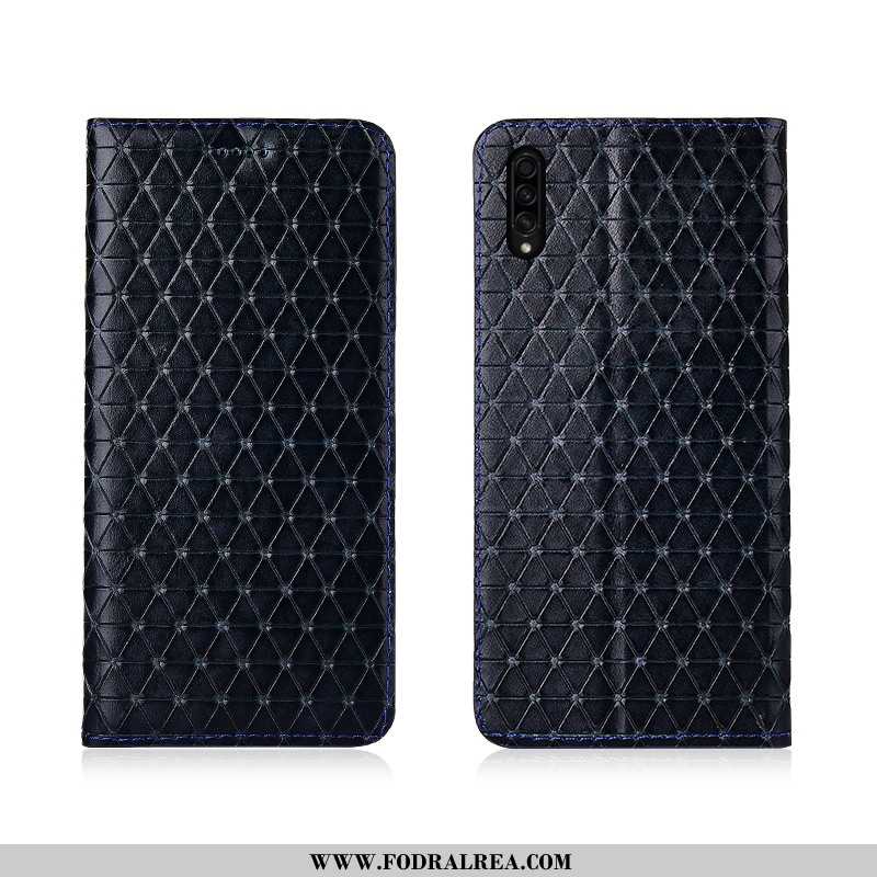 Skal Samsung Galaxy A30s Läderfodral Silikon Brun, Fodral Samsung Galaxy A30s Nubuck Mjuk Brun