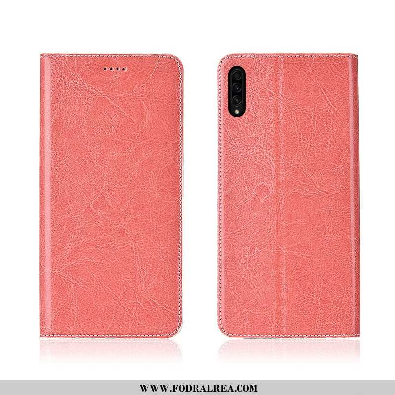 Skal Samsung Galaxy A30s Skydd Mjuk Ny, Fodral Samsung Galaxy A30s Läderfodral Täcka Brun