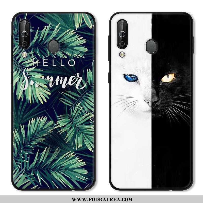 Skal Samsung Galaxy A40s Mjuk Nubuck Stjärna, Fodral Samsung Galaxy A40s Skydd Kreativa Grön