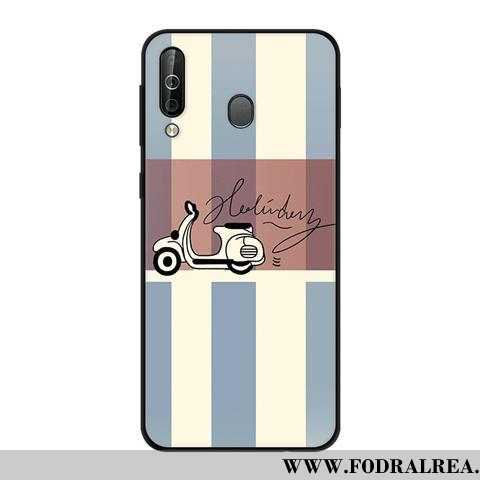 Skal Samsung Galaxy A40s Mjuk Nubuck Stjärna, Fodral Samsung Galaxy A40s Skydd Kreativa Grön