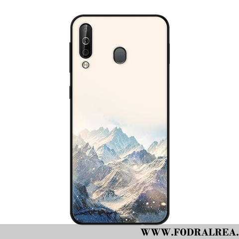 Skal Samsung Galaxy A40s Mjuk Nubuck Stjärna, Fodral Samsung Galaxy A40s Skydd Kreativa Grön