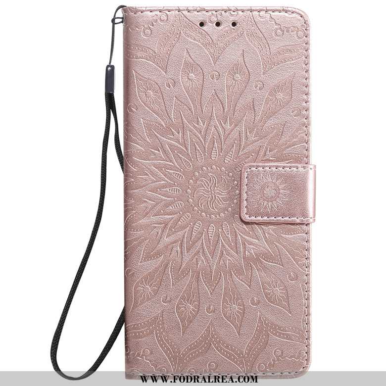 Skal Samsung Galaxy A41 Läderfodral Stjärna Rosa, Fodral Samsung Galaxy A41 Trend All Inclusive Rosa