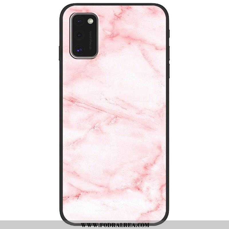 Skal Samsung Galaxy A41 Nubuck Målade Skal, Fodral Samsung Galaxy A41 Kreativa Mjuk Rosa