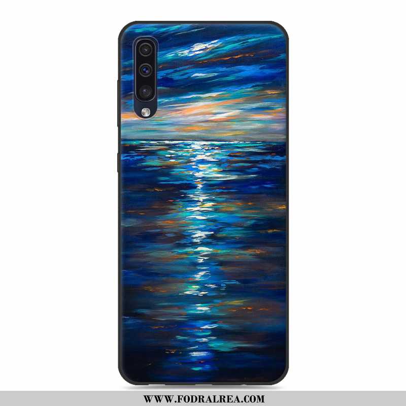 Skal Samsung Galaxy A50 Mjuk Grå, Fodral Samsung Galaxy A50 Silikon Grå