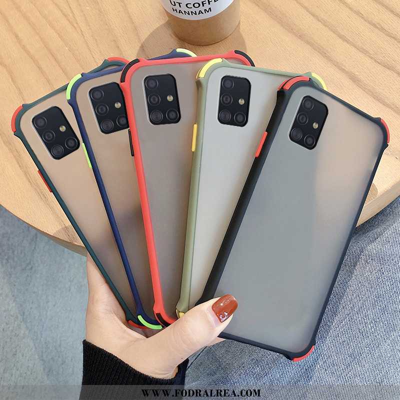 Skal Samsung Galaxy A51 Mjuk Fodral Nubuck, Samsung Galaxy A51 Skydd Trend Svarta