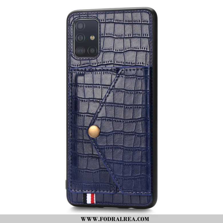 Skal Samsung Galaxy A51 Silikon Stjärna Krokodilmönster, Fodral Samsung Galaxy A51 Skydd Mobil Telef