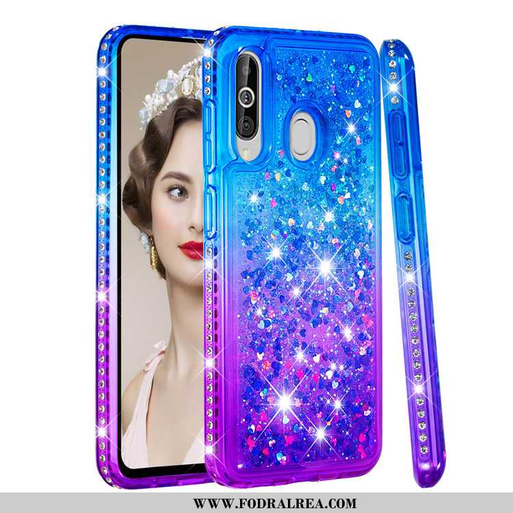 Skal Samsung Galaxy A60 Kreativa Fallskydd Kvicksand, Fodral Samsung Galaxy A60 Mobil Telefon Stjärn