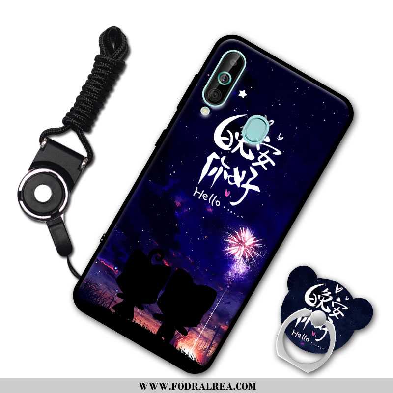 Skal Samsung Galaxy A60 Mjuk Stjärna Fallskydd, Fodral Samsung Galaxy A60 Mobil Telefon Rosa