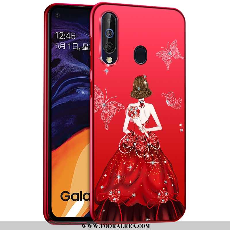 Skal Samsung Galaxy A60 Skydd Plast Fodral, Fodral Samsung Galaxy A60 Mode Hård Röd