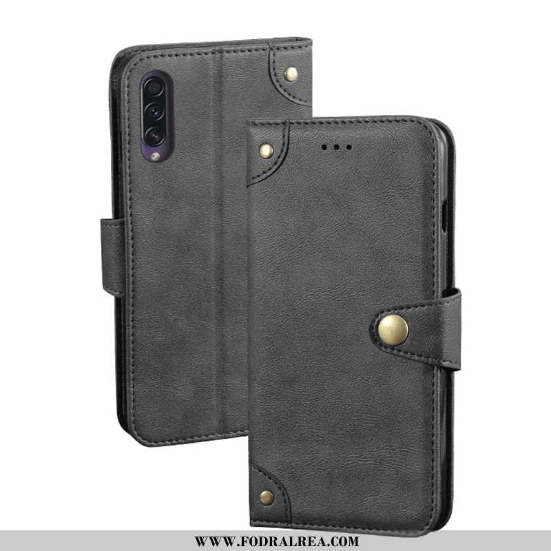 Skal Samsung Galaxy A70 Silikon Hemming Skal, Fodral Samsung Galaxy A70 Skydd Svart Svarta