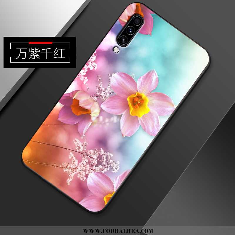 Skal Samsung Galaxy A70s Kreativa Blommor Mobil Telefon, Fodral Samsung Galaxy A70s Retro All Inclus