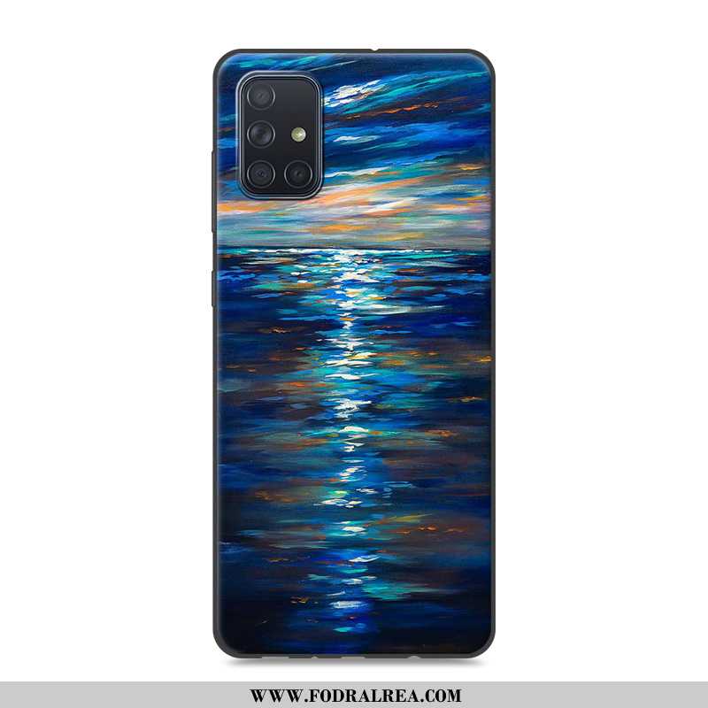 Skal Samsung Galaxy A71 Kreativa Trend, Fodral Samsung Galaxy A71 Tecknat Silikon Grå