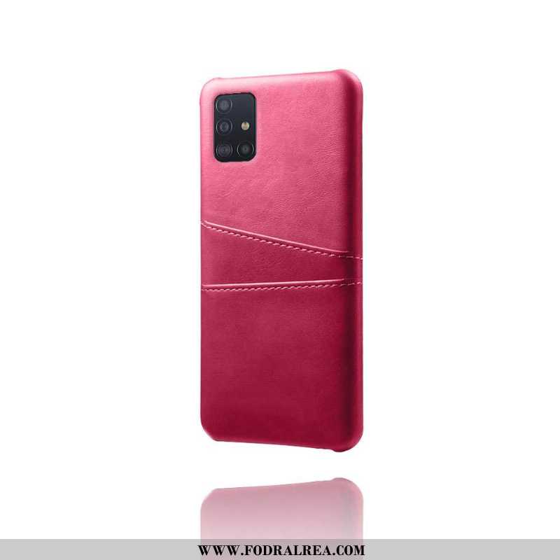 Skal Samsung Galaxy A71 Skydd Kvalitet Fodral, Fodral Samsung Galaxy A71 Läder Rosa