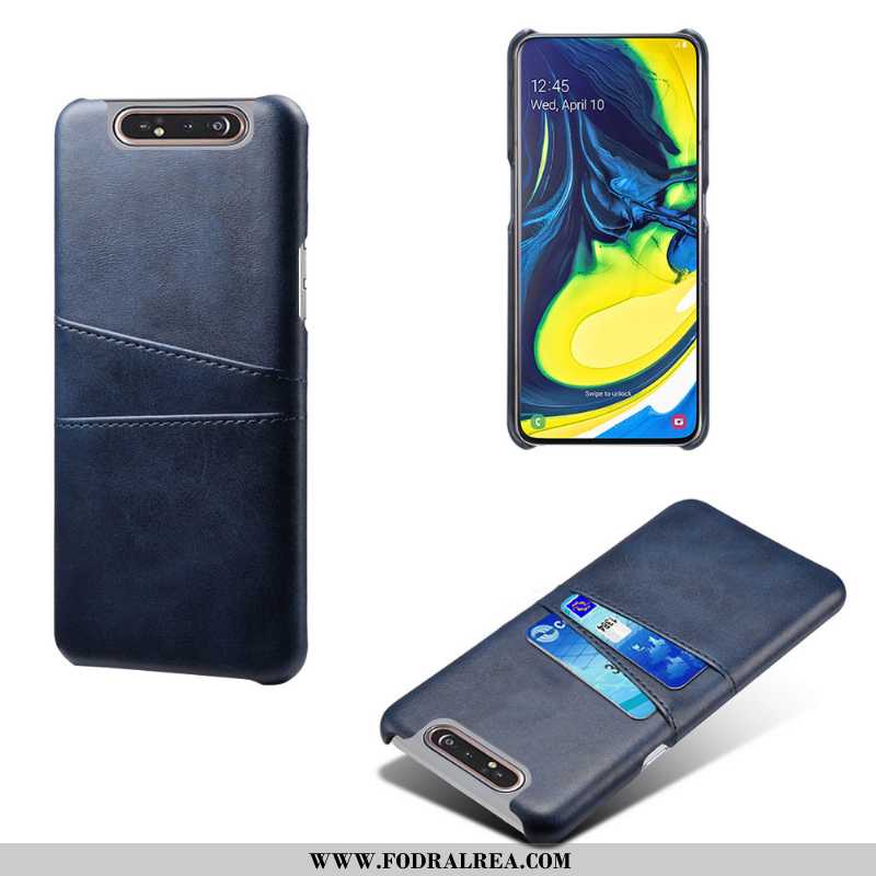 Skal Samsung Galaxy A80 Läderfodral Fallskydd Skal, Fodral Samsung Galaxy A80 Personlighet Kvalitet 