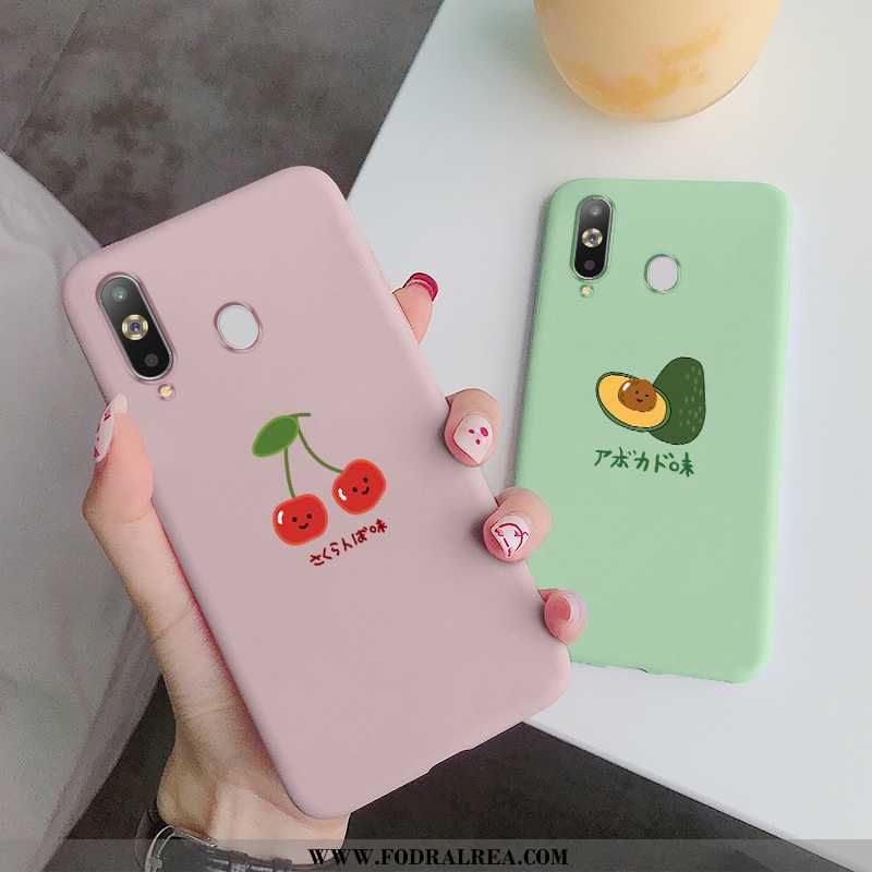 Skal Samsung Galaxy A8s Nubuck Stjärna Cow, Fodral Samsung Galaxy A8s Mjuk Liten Rosa