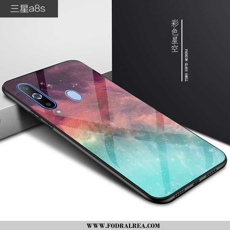 Skal Samsung Galaxy A8s Personlighet Svart Fodral, Fodral Samsung Galaxy A8s Trend Glas Svarta