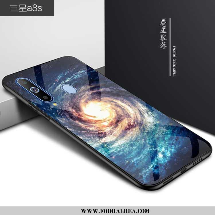 Skal Samsung Galaxy A8s Personlighet Svart Fodral, Fodral Samsung Galaxy A8s Trend Glas Svarta