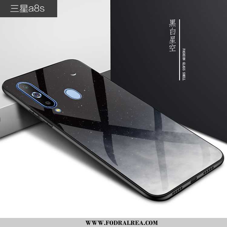 Skal Samsung Galaxy A8s Personlighet Svart Fodral, Fodral Samsung Galaxy A8s Trend Glas Svarta