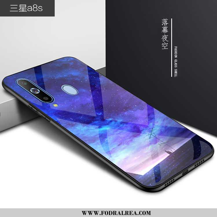 Skal Samsung Galaxy A8s Personlighet Svart Fodral, Fodral Samsung Galaxy A8s Trend Glas Svarta