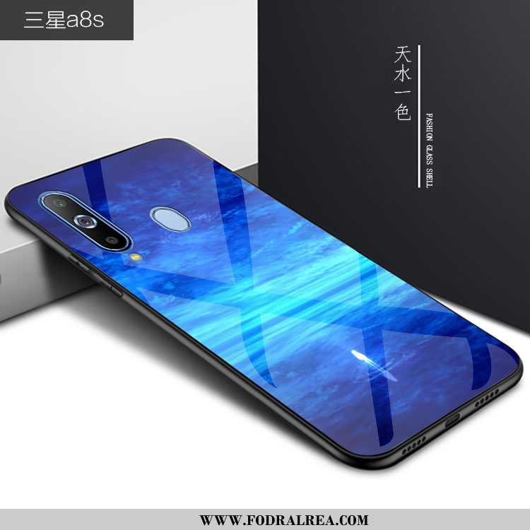 Skal Samsung Galaxy A8s Personlighet Svart Fodral, Fodral Samsung Galaxy A8s Trend Glas Svarta