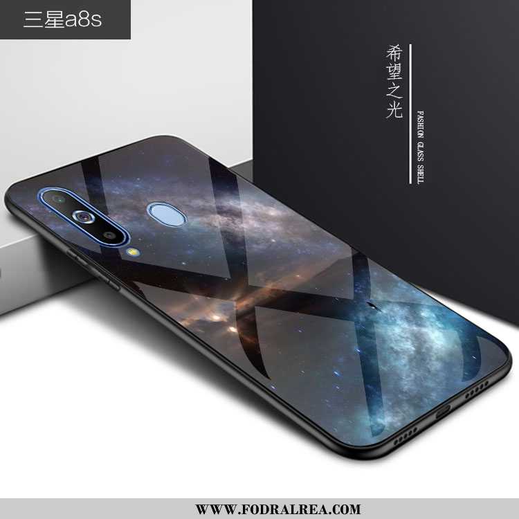 Skal Samsung Galaxy A8s Personlighet Svart Fodral, Fodral Samsung Galaxy A8s Trend Glas Svarta