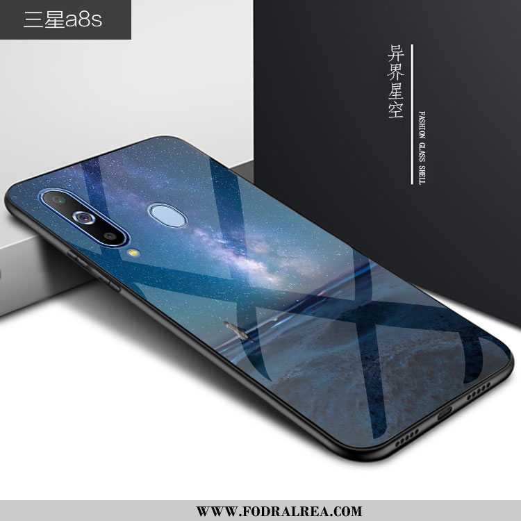 Skal Samsung Galaxy A8s Personlighet Svart Fodral, Fodral Samsung Galaxy A8s Trend Glas Svarta