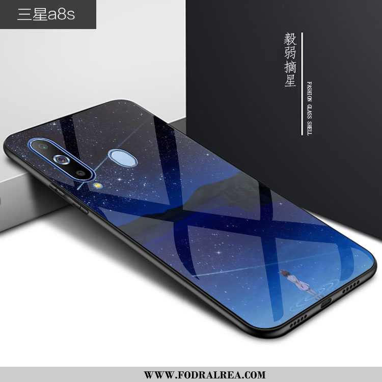 Skal Samsung Galaxy A8s Personlighet Svart Fodral, Fodral Samsung Galaxy A8s Trend Glas Svarta