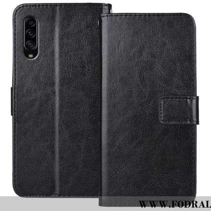 Skal Samsung Galaxy A90 5g Läderfodral Fallskydd Stjärna, Fodral Samsung Galaxy A90 5g Mjuk Kort Sva