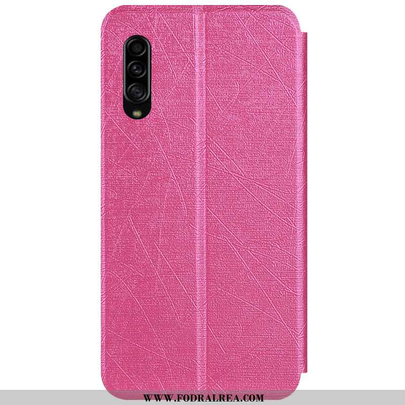 Skal Samsung Galaxy A90 5g Skydd Fodral, Fodral Samsung Galaxy A90 5g Läderfodral Mobil Telefon Rosa