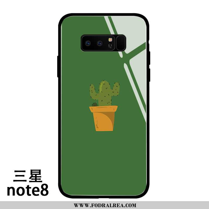 Skal Samsung Galaxy Note 8 Glas Silikon Mobil Telefon, Fodral Samsung Galaxy Note 8 Personlighet Enk