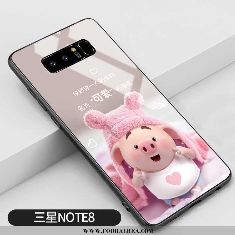 Skal Samsung Galaxy Note 8 Skydd Fallskydd Rosa, Fodral Samsung Galaxy Note 8 Glas Söt Rosa