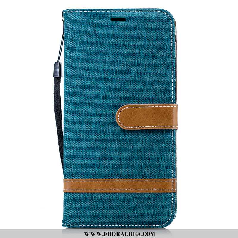 Skal Samsung Galaxy Note 9 Skydd Denim Stjärna, Fodral Samsung Galaxy Note 9 Läderfodral Röd Rosa