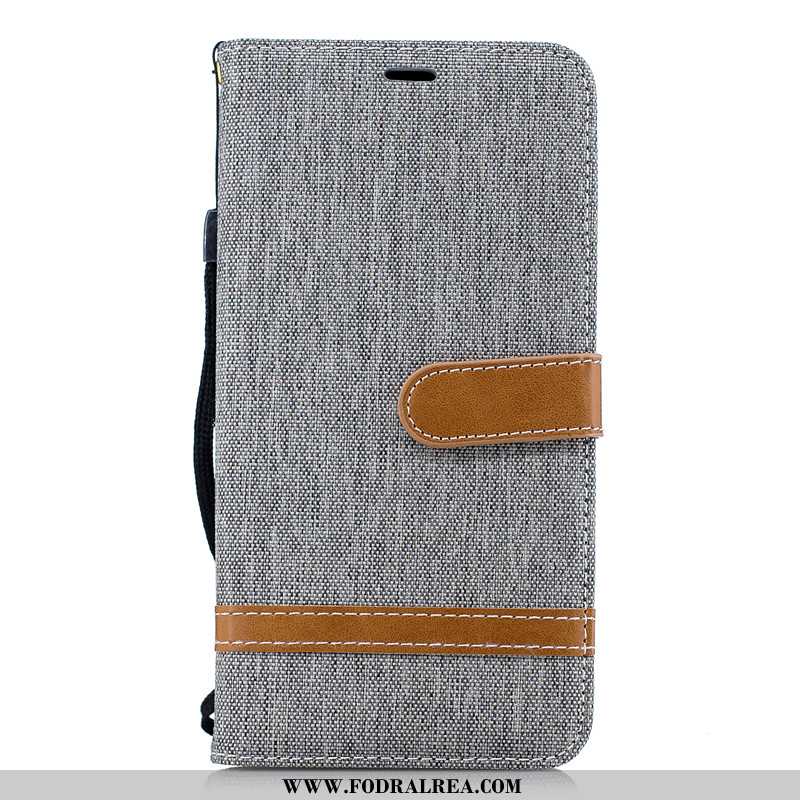 Skal Samsung Galaxy Note 9 Skydd Denim Stjärna, Fodral Samsung Galaxy Note 9 Läderfodral Röd Rosa