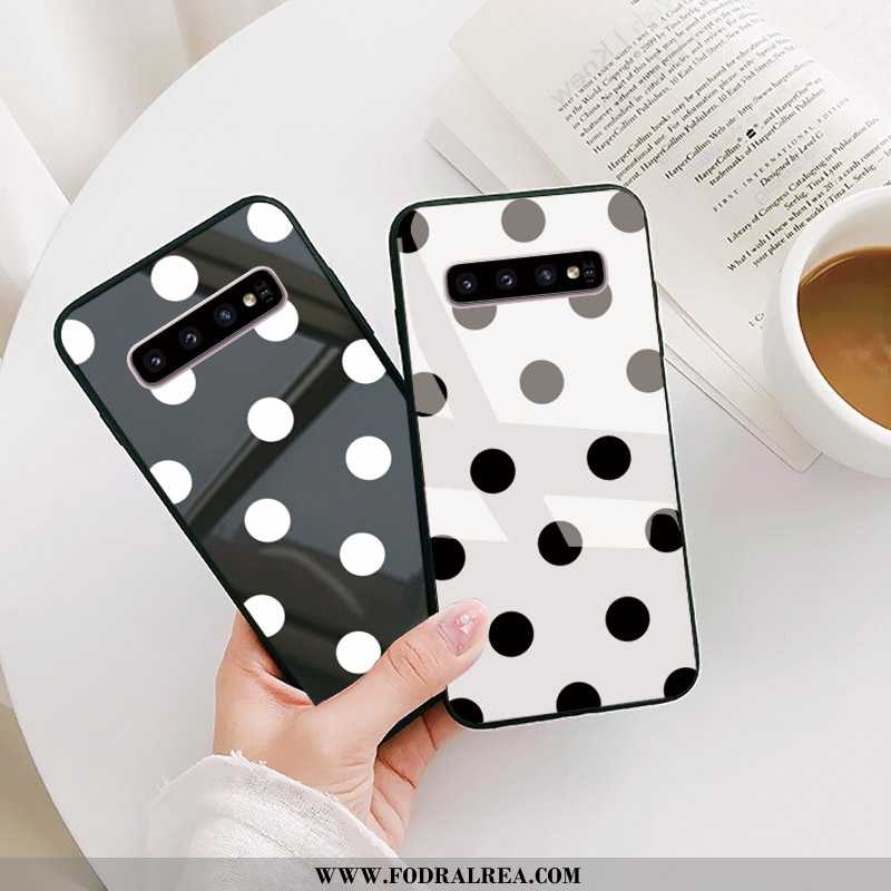 Skal Samsung Galaxy S10+ Kreativa Svart Lätt, Fodral Samsung Galaxy S10+ Trend Hård Svarta